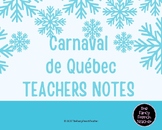 Carnval de QuÂ¨Â¦bec presentation with French speaking notes