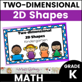 Two-dimensional - 2D Shapes - for Kindergarten