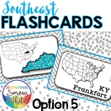 The 5 Regions of the United States FLASHCARDS: The SOUTHEAST