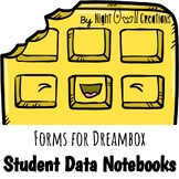 Student Data Notebook Forms for Dreambox