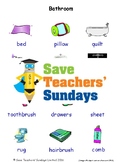 ESL Bathroom Worksheets, Games, Activities and Flash Cards (with audio)