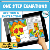 Solving One Step Equations Addition and Subtraction Digital Fun Activity