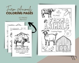 Filipino Farm Animals Coloring Pages 20 Printable PDF | Animas Coloring Book