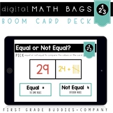 Equal or Not Equal Version #2 Digital Math Center | NBT Standards | Boom Cards