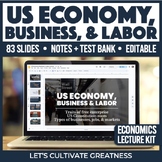 Macroeconomics US Economy PPT Notes Test Bank - Market Structures Business Cycle