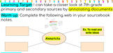 How to Annotate Lesson (Translated Slides In Spanish Available)