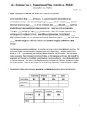 German A1 - A1.2 Grammar Review Test 1