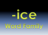 -ice Word Family Powerpoint