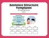 Sentence Structure Templates (2 Sentences) Set 2 - Writing - Special Education