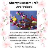 Cherry Blossom Tree Art Project