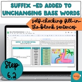 Adding Suffix -ed | Digital Decodable Sentences | Reading System Step 6.2