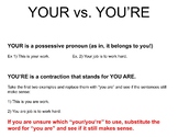 Common Writing Mistakes - Your vs You're