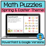 Math Logic Puzzle Activity for Spring and Easter Brain Break