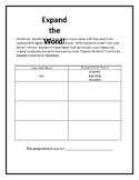 Expand the Word