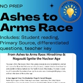 Hiroshima & Nagasaki Ignite the Nuclear Age  Reading Comprehension Worksheet