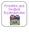 Converting Fractions to Decimals-QR Code Task Cards
