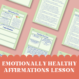 Emotionally Healthy Affirmations Worksheets