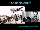 The Berlin Airlift Lesson