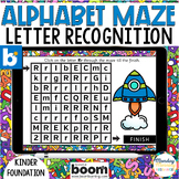 Alphabet Letter Recognition Maze Phonics Boom Cards? - Kindergarten