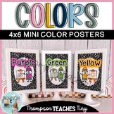 Happy Crayons Mini Color Posters 4x6