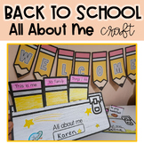 Writing Craftivity -- Pencil Craft -- All about me