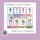 Numbers 0-20 | English & Spanish | Ten Frames | Preschool | Kindergarten