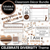 Diversity and Inclusion Classroom Decor Theme - Editable and Printable Posters