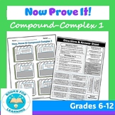 Now Prove It! Grammar Series Compound-Complex Sentence Types Hands On Activity