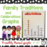 Family Traditions and Customs Graphs 1st Grade