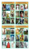 City versus Country Living Legal Size Photo Tic-Tac-Toe or Bingo Card Game
