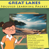 Great Lakes Packet with Presentation, Reading, and Worksheets activities