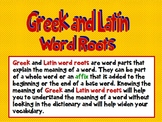 Greek and Latin Word Roots PPT Grades 3 - 5