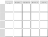 Weekly Lesson Plan Template