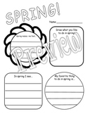Spring Writing Activity