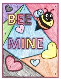 Valentines Day Math Algebra Activity Math Color by Number Foil/ Factor
