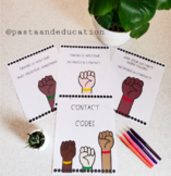 Contact Code Wristbands Poster