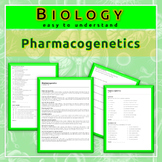Biology easy to understand - Pharmacogenetics (Infotext + Exercises)