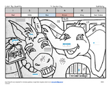 Election Day Coloring Page by Math Skills