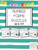Number Forms Puzzles - 1 to 100
