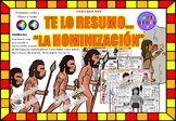 FICHA RESUMEN - Te lo Resumo..."La HominizaciÂ¨Â®n" (IMPRIMIBLES) |HISTORIA|