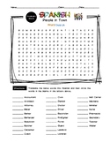 Spanish People In A Town Vocabulary Word Search & Answer Key
