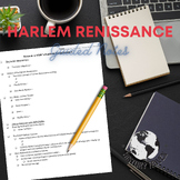 Harlem Renaissance Guided Notes - Scaffold Notes