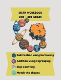 Engaging Space-Themed Math Worksheets for 2nd-3rd Grade Students with Regrouping