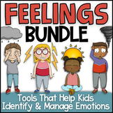 FEELINGS BUNDLE: Identify Emotions & Self-Regulation Coping Skills Interventions