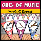 ABCs of Music Pendant Banner - Music Classroom Decor