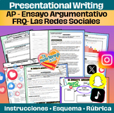 AP Spanish FRQ: Argumentative Essay | Redes Sociales | Familias y Comunidades
