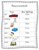 Compare Measurements (inches and centimeters) 2.MD.4