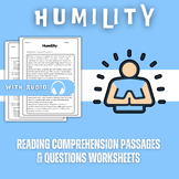 Humility - Morals Reading Comprehension Passages & Questions Worksheet