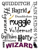 Harry Potter Subway Art
