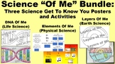 Science "Of Me" Bundle: DNA of Me, Elements of Me, Layers of Me, Get To Know You